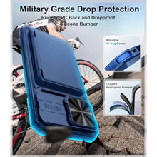Load image into Gallery viewer, BXYJY for iPhone 16 Pro Max Case Wallet, Card Holder (4-5 Cards), Blue_997
