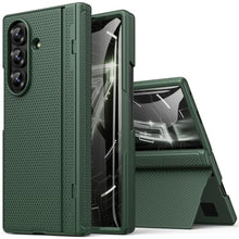 Load image into Gallery viewer, BXYJY for Samsung Galaxy Z Fold 7 Case Slim with Kickstand, Full Hinge Protection, Tempered Screen Protector, Shockproof Cover, Daily Drop Protective Phone Case for Samsung Galaxy Z Fold7 2025, Green_1
