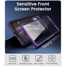 Load image into Gallery viewer, BXYJY for Samsung Galaxy Z Fold 7 Slim Case with Stand, Glass Screen Protector, Full Hinge Protection, Thin &amp; Rugged, Shockproof Protective Phone Case Cover for Samsung Galaxy Z Fold7 2025, Purple, DarkPurple_4411
