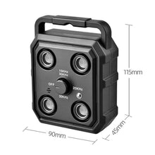 Load image into Gallery viewer, BYSLBTY Dog Bark Deterrent Device,Anti Barking Device for Dogs,4X Head Ultrasonic Dog Barking Control Devices with 3 Modes,Bark Box,Indoor Outdoor Dog Barking Silencer,Black_1685
