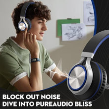 Load image into Gallery viewer, Bywulanda USB C Headphones with Mic and Volume Control, Over Ear Stereo Headsets for iPhone 17/16/15, Comfortable Fit, Wired Foldable Headphones for Smartphones Chromebook Laptop Tablets Travel(Blue)_5797
