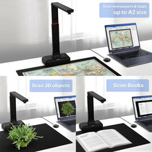 Load image into Gallery viewer, VIISAN S21 23MP A2/A3 Book Document Camera Scanner Large Format Overhead Multi-Language OCR
