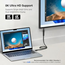 Load image into Gallery viewer, Cable Matters 80Gbps USB4 Extension Cable, USB C Extender, 3.3ft / 1m, Black_1831

