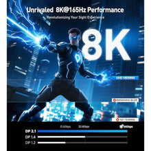 Load image into Gallery viewer, Cable Matters [VESA Certified] 54Gbps DisplayPort 2.1 Cable, 9.8ft / 3m, Black_1370
