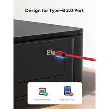 Load image into Gallery viewer, CableCreation USB B to USB C Printer Cable 10FT, MIDI Cable to USB C, Red_177
