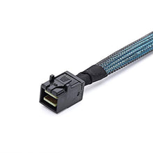 Load image into Gallery viewer, CableDeconn SFF-8643 Internal Mini SAS HD to (4) 29pin SFF-8482 connectors with SAS 15pin Power Port 12GB/S Cable (1M) (H0204)_417
