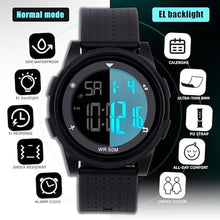 Load image into Gallery viewer, CakCity Men Digital Watch Sports Waterproof Stopwatch Wrist Watches for Women's with Military Time Alarm_195
