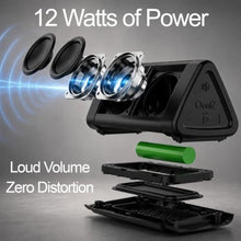 Load image into Gallery viewer, Cambridge Soundworks OontZ Shower Plus Edition Bluetooth Speaker, IPX7 Waterproof Portable Wireless Speaker, up to 100 unobstructed feet Wireless Range, BlackWaterproof_212
