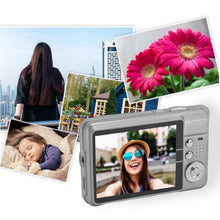 Load image into Gallery viewer, Cameras for Photography, DV Digital Camera 4K Digital Camera, 48MP 2.7in LCD Display 8X Zoom, Anti Shake Vlogging Camera for Photography Continuous (Silver)_1279
