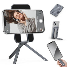 Load image into Gallery viewer, CAMOLO GEEK Magnetic Phone Tripod Stand Selfie Stick, MG-04 Foldable Lightweight Portable Travel Mount Holder, Compatible with MagSafe for iPhone 17 16 15 14 13 12 (No Card Slot)_1
