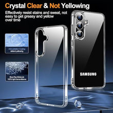 Load image into Gallery viewer, CansanDezin Clear Designed for Samsung Galaxy S25 Ultra, [3.0mm Raised Airbags][Not Yellowing] Shockproof Protective Phone Case Cover with Hard Back &amp; Soft TPU Bumper for Galaxy S25 Ultra - Clear_1049
