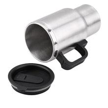 Load image into Gallery viewer, Car Heating Cup, Stainless Steel Travel Mug 12V Electric Coffee Cup 450ml Electric Car Cup Travel Heating Cup Stainless Steel Electric Insulated Plug Kettles Boiling Car Coffee Mug_7283
