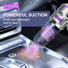 Load image into Gallery viewer, Car Vacuum Cleaner Cordless, 21000Pa Wireless Handheld Car Vacuum Cleaner Strong Suction, 4 in 1 Mini Vacuum Portable Cordless,100W High Power Brushless Motor &amp; Air Duster for Car,Home, Gifts, Purple_622
