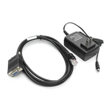 Load image into Gallery viewer, CARPSDZY DS3678 RS232 Serial Cable with 12V Power Supply for Zebra DS3608 DS3678 LI3608 LI3678 Handheld Barcode Scanner, RJ-45 Interface to DB9 Female Connector, 6.5FT(2M) Straight, 9 Pin, 12V, Black_1
