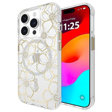Load image into Gallery viewer, Case-Mate iPhone 15 Pro Case - Floral Gems [12FT Drop Protection] [Compatible with MagSafe] Magnetic Cover with Sparkly Rhinestones for iPhone 15 Pro 6.1", Anti-Scratch, Shockproof, Slim Fit_1
