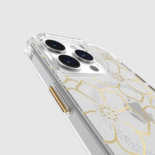 Load image into Gallery viewer, Case-Mate iPhone 15 Pro Case - Floral Gems [12FT Drop Protection] [Compatible with MagSafe] Magnetic Cover with Sparkly Rhinestones for iPhone 15 Pro 6.1", Anti-Scratch, Shockproof, Slim Fit_1870
