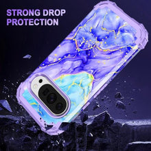 Load image into Gallery viewer, Casetego Compatible with Google Pixel 10 Pro XL Case,Three Layer Heavy Duty Sturdy Shockproof Full Body Protection Rugged Hard PC+Soft TPU Bumper Case for Google Pixel 10 Pro XL,All Purple, AllPurple_1628
