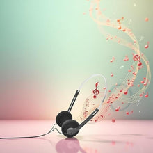 Load image into Gallery viewer, Cauaoa 2 Pcs Retro Over-Ear Headphone,Vintage Feelings Underwire Headphones,Retro Lightweight Earphones,Hi-Fi Stereo Earphone Headset,for Most Mobile Phones Playback Pevices Headphones (Black+Orange), BlackOrange_1199
