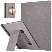 Load image into Gallery viewer, Caweet Stand Case for Remarkable Paper Pro 11.8 Inch 2024, Hard Back Shell Protective Auto Sleep/Wake Book Folio Cover with Pen Holder and Hand Strap, Grey_1
