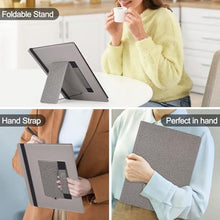 Load image into Gallery viewer, Caweet Stand Case for Remarkable Paper Pro 11.8 Inch 2024, Hard Back Shell Protective Auto Sleep/Wake Book Folio Cover with Pen Holder and Hand Strap, Grey_820
