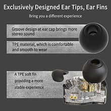 Load image into Gallery viewer, CCZ Melody inear Earphones Wired Gaming Earbuds 1DD 1BA Hybrid Drivers in-Ear Headphones iem Earbuds HIFI Bass with Ear fins, 4N OFC Cable for Drum, Studio, Editing, pc, Gaming(Green, with microphone)_939
