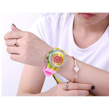 Load image into Gallery viewer, CdyBox Silicone Bling Women Men Watch LED Luminous Colorful Lights Sport Watches Wristwatch (Pink)_754
