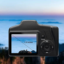 Load image into Gallery viewer, CENGNIAN Digital Camera 16MP 2.4 Inch LCD 16X Zoom 720P Black_1048
