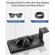 Load image into Gallery viewer, Charging Dock for Meta RayBan Display&amp;Neural Band Smart Glasses Accessories, Black_284
