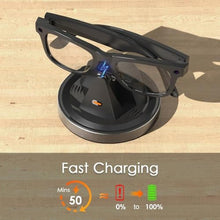 Load image into Gallery viewer, Charging Station for Meta Ray-Ban Glasses - 2,500mAh Portable Wayfarer, Skyler, Headliner Compact Charger, Compatible with Oakley Meta HSTN, LED Indicator (Space Gray - Battery Powered), SpaceGrayBatteryPowered_584
