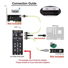 Load image into Gallery viewer, chenyang M.2 NVME PCIE SSD to SFF-8654 NGFF SATA SSD to SATA 2 in 1 Combo Adapter for Mainboard (Not Work NVEM SSD to SATA), NVMEtoSFFNGFFtoSATA_7761
