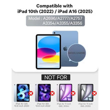 Load image into Gallery viewer, CHESONA Keyboard Case for iPad (A16) 11th/10th Generation (2025/2022), Detachable Wireless Keyboard, Stand Folio Keyboard Cover with Pencil Holder, Thin &amp; Light (White)_7820
