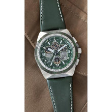 Load image into Gallery viewer, Citizen Men's Eco-Drive Promaster Skyhawk A-T Watch, Green Dial, Green Leather Strap, Atomic Timekeeping (Model: JY8147-01X), GreenLeatherStrapGreenDial_7189
