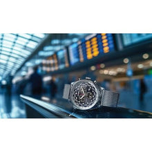 Load image into Gallery viewer, Citizen Men's Eco-Drive Weekender Sport Watch in Stainless Steel, Blue Dial (Model: AT0368-82L)_2556
