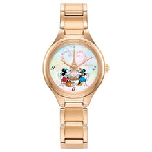 Load image into Gallery viewer, Citizen Women's Eco-Drive Mickey and Minnie Mouse Take Paris, Mother-of-Pearl Dial, Gold-Tone Stainless Steel Bracelet Watch (Model: FE2103-52D), RoseGoldTone_1
