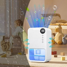 Load image into Gallery viewer, cjc Dehumidifiers for bedroom 40 OZ Water Tank with Digital display Auto-Off, Portable Small Dehumidifier for Room,Bathroom,RV,Basement, Closet 500 sq.ft,7 Colors LED Light (White)_1777
