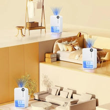 Load image into Gallery viewer, cjc Dehumidifiers for bedroom 40 OZ Water Tank with Digital display Auto-Off, Portable Small Dehumidifier for Room,Bathroom,RV,Basement, Closet 500 sq.ft,7 Colors LED Light (White)_1779
