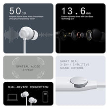Load image into Gallery viewer, CMF BY NOTHING CMF Neckband Pro Bluetooth Headphones,50dB Hybrid Active Noise Cancelling Earbuds with 5 HD Mics,IP55 BT5.3 37Hours Long Play time Dual Device Connection Neckband Headphones-Dark Grey, DarkGrey_1664
