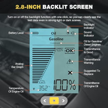 Load image into Gallery viewer, CMTOOL Engine Oil Tester, Gasoline Diesel Engine Oil Quality Analyzer, High-Precision Checker, 800mm Flexible Probe Built-in Identifier Audio Alerts Backlit Display_7460
