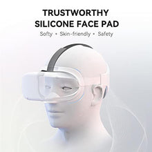 Load image into Gallery viewer, CNBEYOUNG VR Face Cover Compatible with Quest 2, Sweatproof Silicone Face Pad Mask &amp; Face Cushion for Quest 2 VR Headset-Gray_2333
