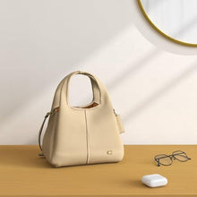 Load image into Gallery viewer, COACH Polished Pebble Leather Lana Shoulder Bag 23 Ivory One Size_23

