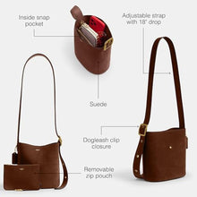 Load image into Gallery viewer, Coach Suede Bleecker Bucket Bag 21_34
