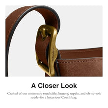 Load image into Gallery viewer, Coach Suede Bleecker Bucket Bag 21_35
