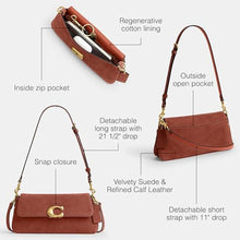 Load image into Gallery viewer, COACH Suede Jet Shoulder Bag_19
