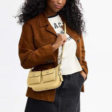 Load image into Gallery viewer, COACH The Originals Natural Grain Leather Twin Turnlock Waverly Bag_12
