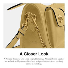Load image into Gallery viewer, COACH The Originals Natural Grain Leather Twin Turnlock Waverly Bag_15
