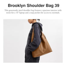 Load image into Gallery viewer, Coach Women's Brooklyn Shoulder Bag 39, B4/Honey Brown, One Size_18
