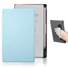 Load image into Gallery viewer, CoBak Case with Hand Strap for Remarkable Paper Pro Move 7.3" 2025 Released - Smart Auto Sleep/Wake Folio Lightweight Protective Cover with Built-in Pen Holder and Nibs Holder (SkyBlue)_1
