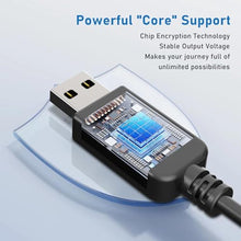 Load image into Gallery viewer, Cobra Radar Detector Power Cable - USB to DC3.5 Plug, Replacement for Cobra RAD 380/480i, Uniden DFR1/DFR3, Whistler, Radenso Pro M &amp; More, Black_6439
