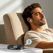 Load image into Gallery viewer, Coby Portable Bluetooth CD Player with FM Radio &amp; Headphones, Rechargeable Anti-Skip Discman with MP3 Playback, AUX Input, Super Bass, Compact Retro Music Player for Home, Car, and Travel Black_7903
