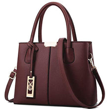 Load image into Gallery viewer, COCIFER Purses and Handbags for Women Shoulder Tote Bags Satchel Top Handle Bag, EBurgundy_1
